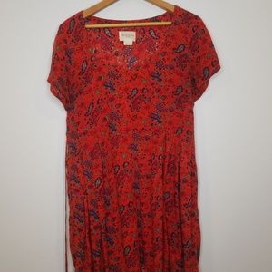Red Obey Propaganda Dress